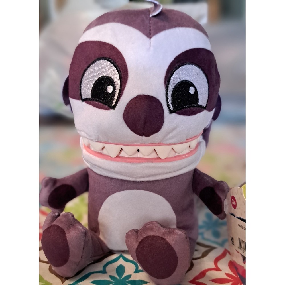 Chatter Chompers Sloth Plush Stuffed Animal Toy With Funny Sound 6.5" NWT - Picture 6 of 7